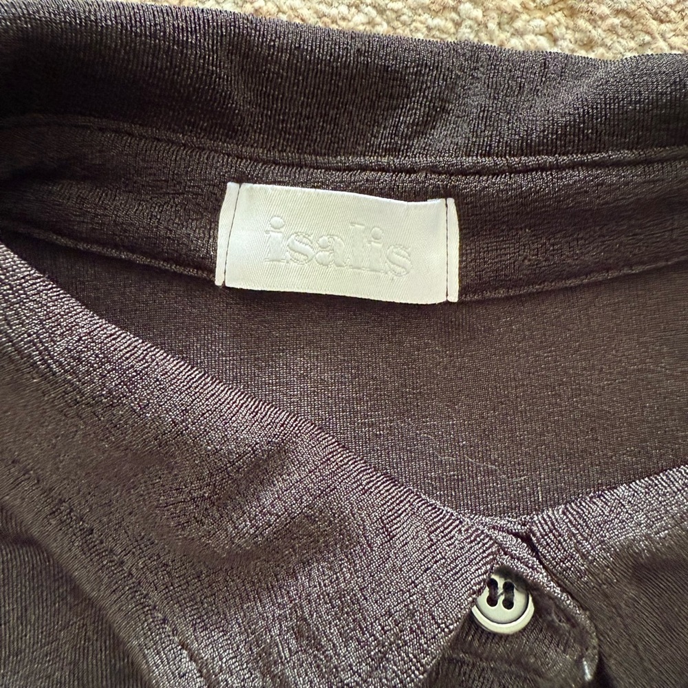 Isalis Rouched Button Down Shirt - image 4